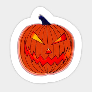 Jack o' Lantern Sticker